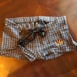 NFL Cincinatti Bengals sleep shorts boxers